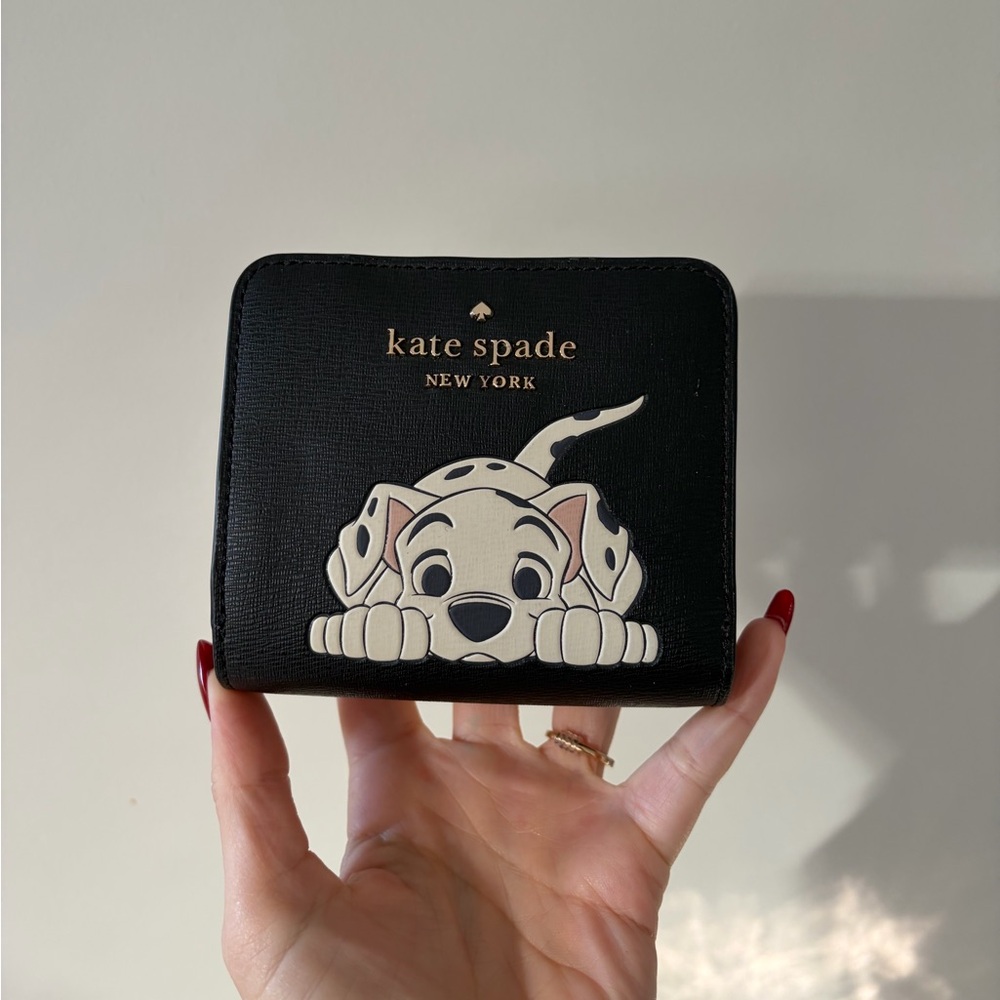 Kate Spade x Disney Dalmatian Black Wallet Design